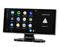 écran multimédia CarPlay et Android Auto avec support de fixation et caméra intégrée.