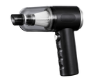 Aspirateur voiture sans fil rechargeable USB-C utilisé pour nettoyer efficacement les sièges et les recoins d'un habitacle automobile.