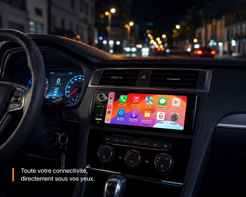 Autoradio CarPlay Android Auto Sans Fil Tactile HD