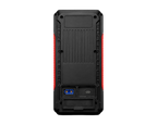 Booster de batterie 12V 2000A portable avec écran numérique et pinces pour démarrage de voiture.