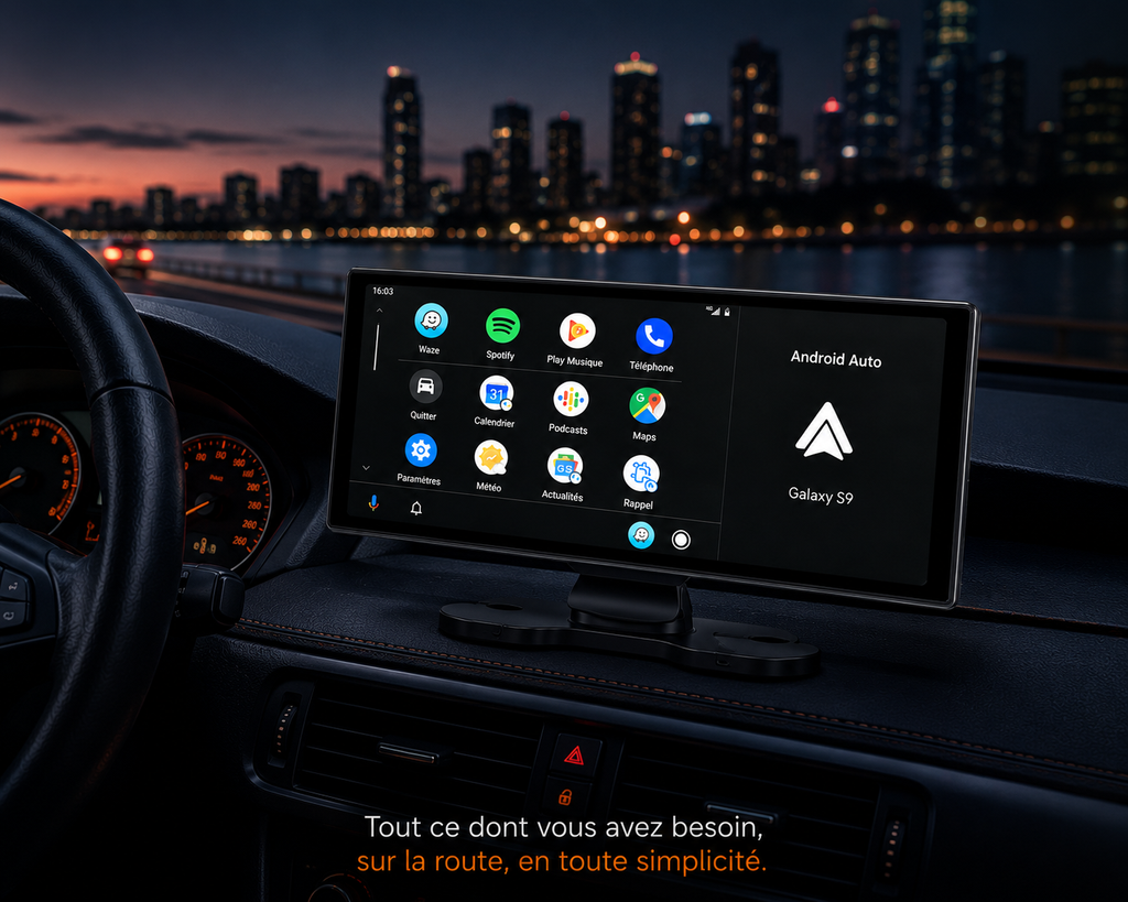 Écran CarPlay Android Auto Sans Fil 11,26 Pouces