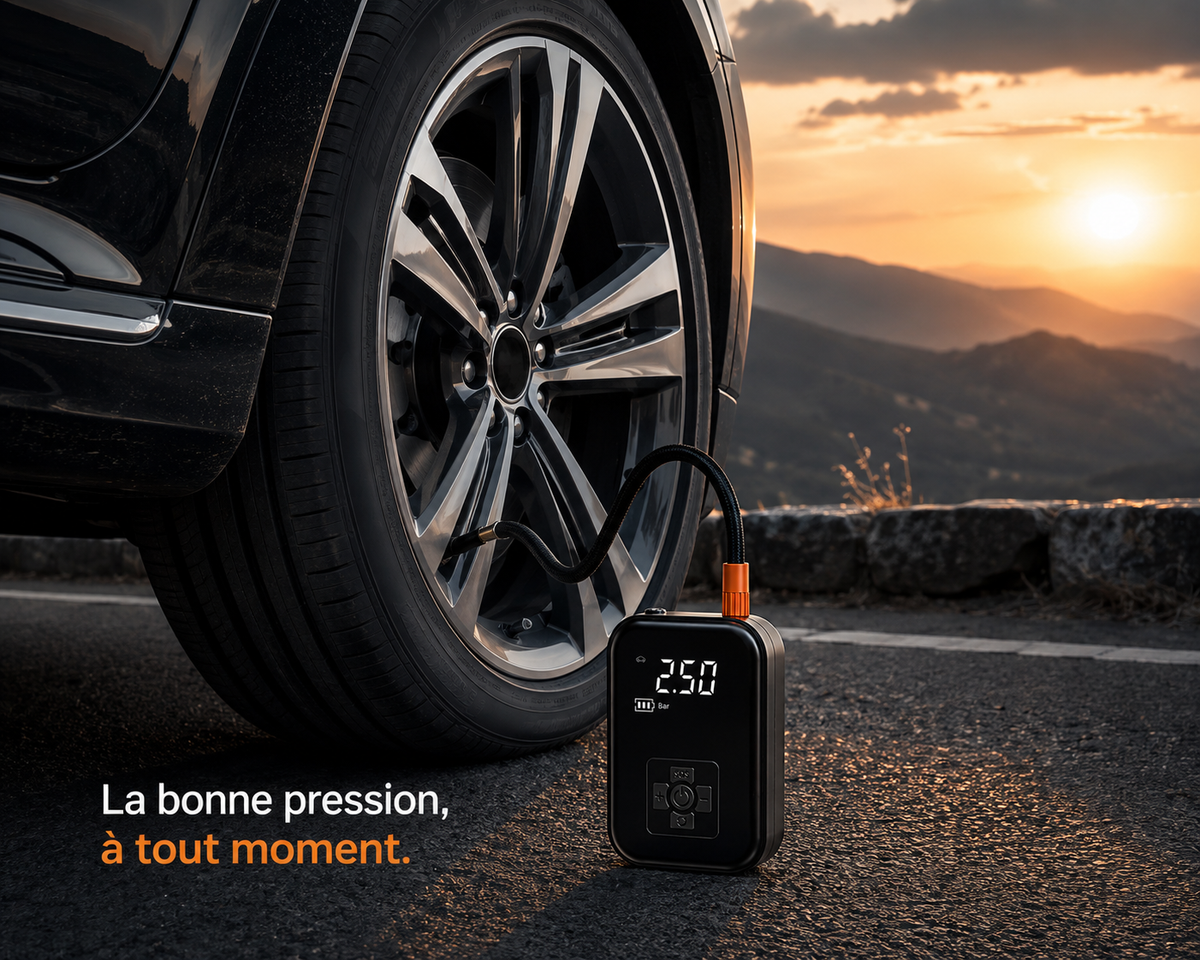 Gonfleur Électrique Sans Fil Rechargeable Haute Pression