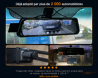 Rétroviseur caméra pour voiture avec écran tactile Full HD 