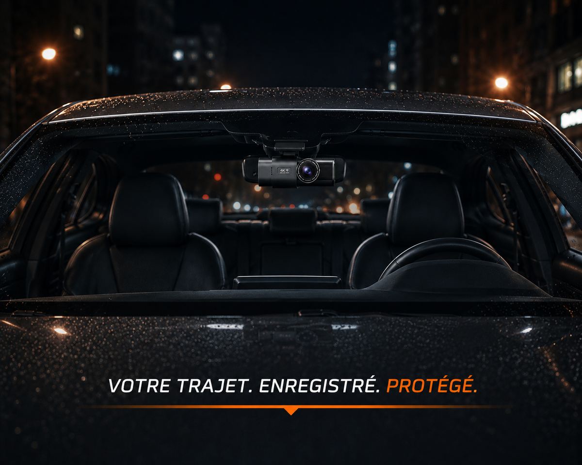 Caméra Embarquée UHD Vision Nocturne Grand Angle