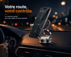 Support Téléphone Magnétique Auto Rotation 360°