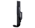 Support téléphone voiture à recharge sans fil 15W avec smartphone en charge rapide et maintien automatique sécurisé.
